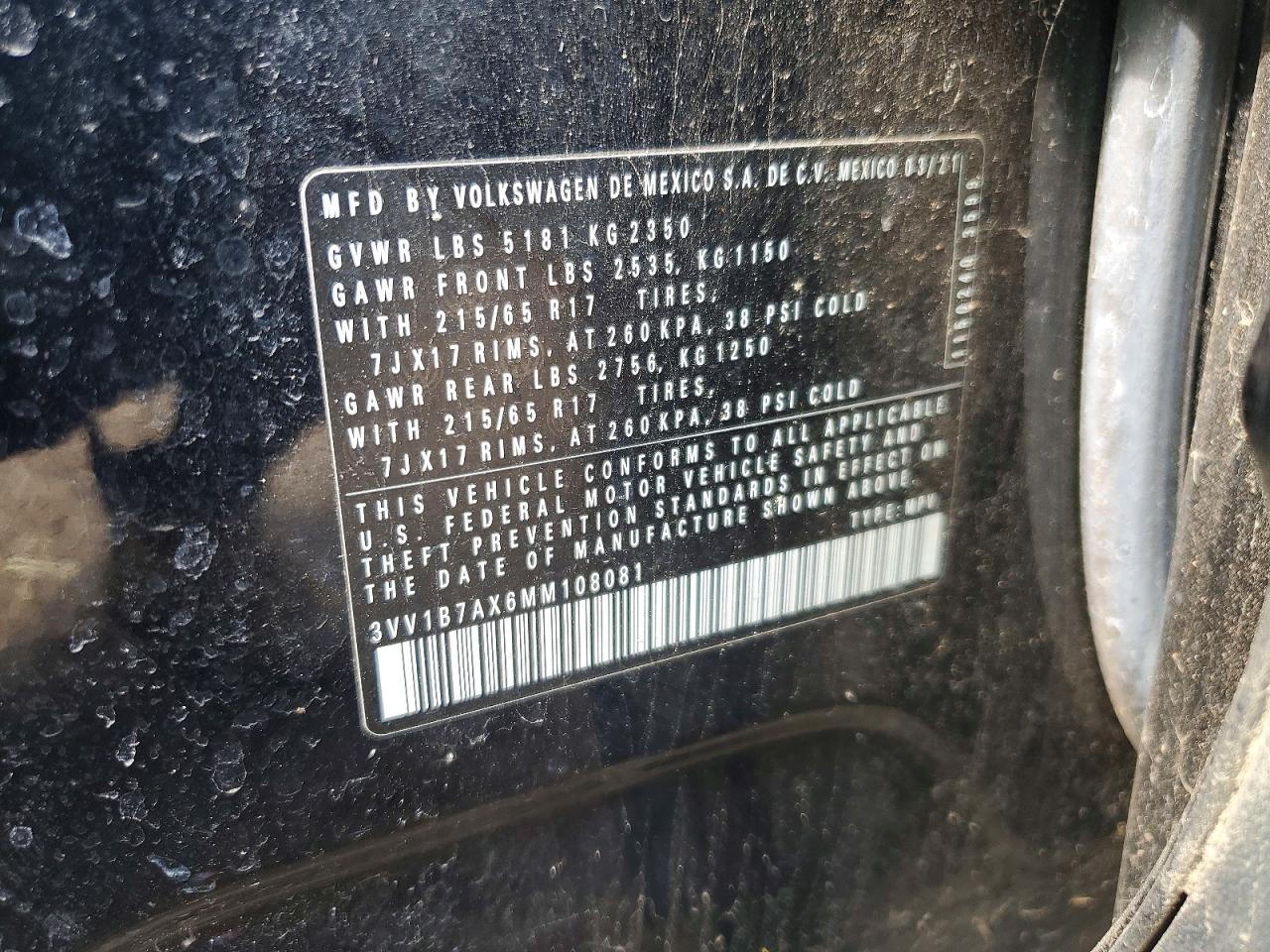 2021 VOLKSWAGEN TIGUAN S photo 34