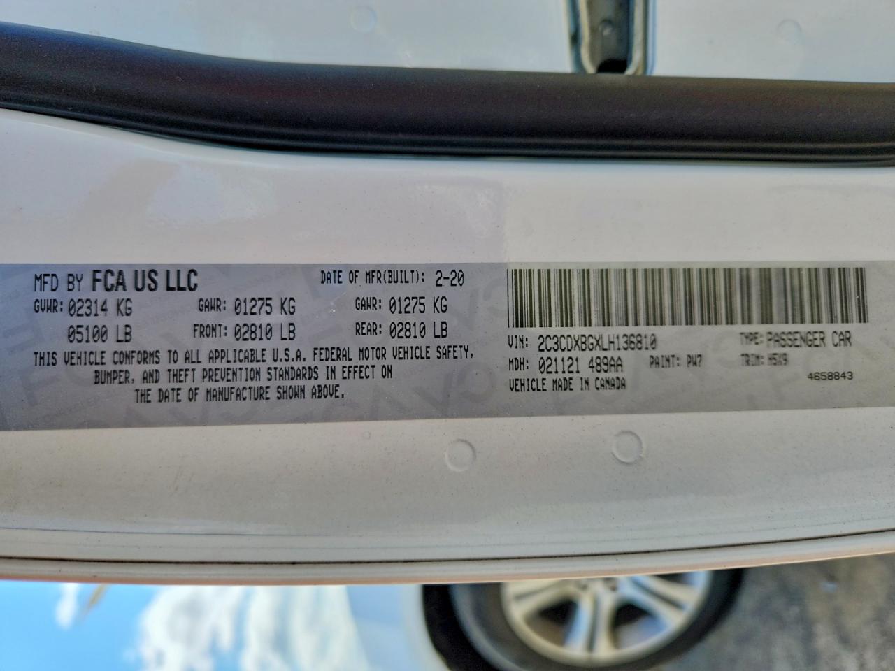 2020 DODGE CHARGER SXT photo 34