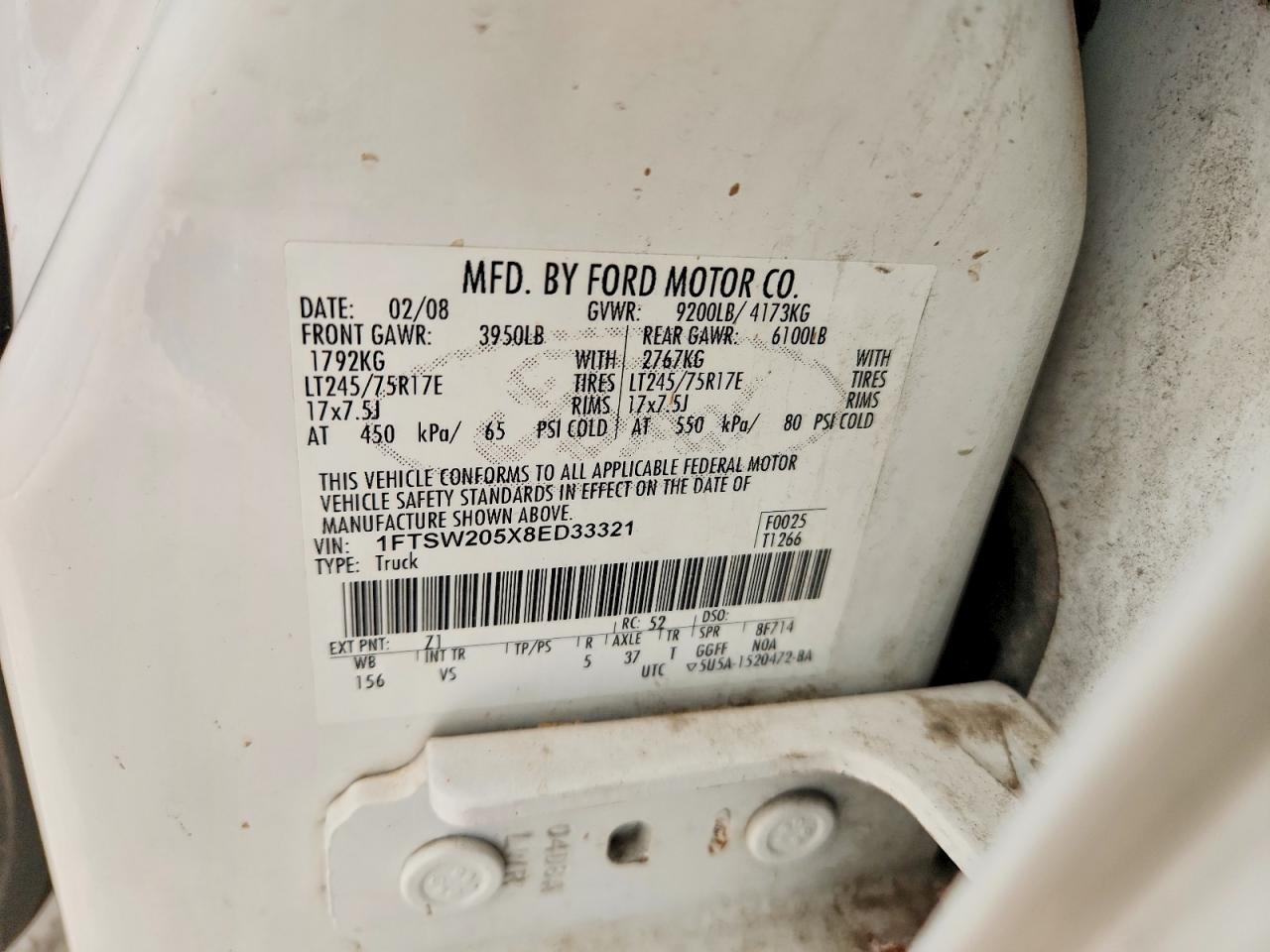 2008 FORD F250 SUPER DUTY photo 23