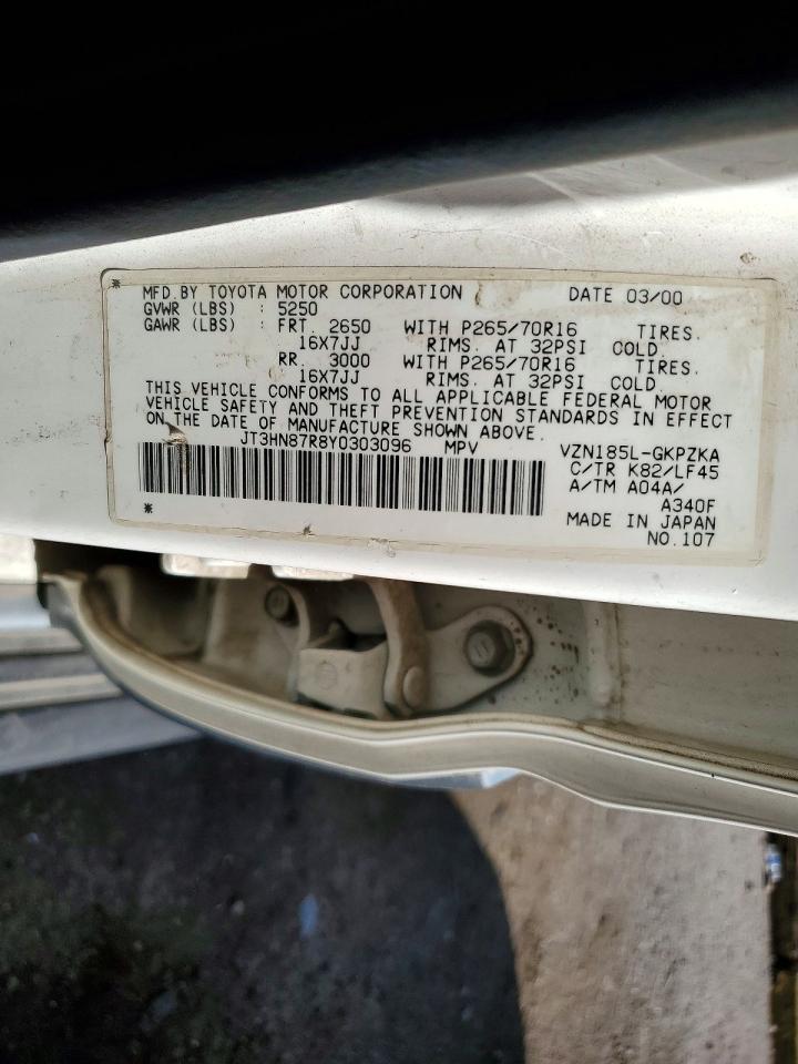 2000 TOYOTA 4RUNNER LIMITED photo 23