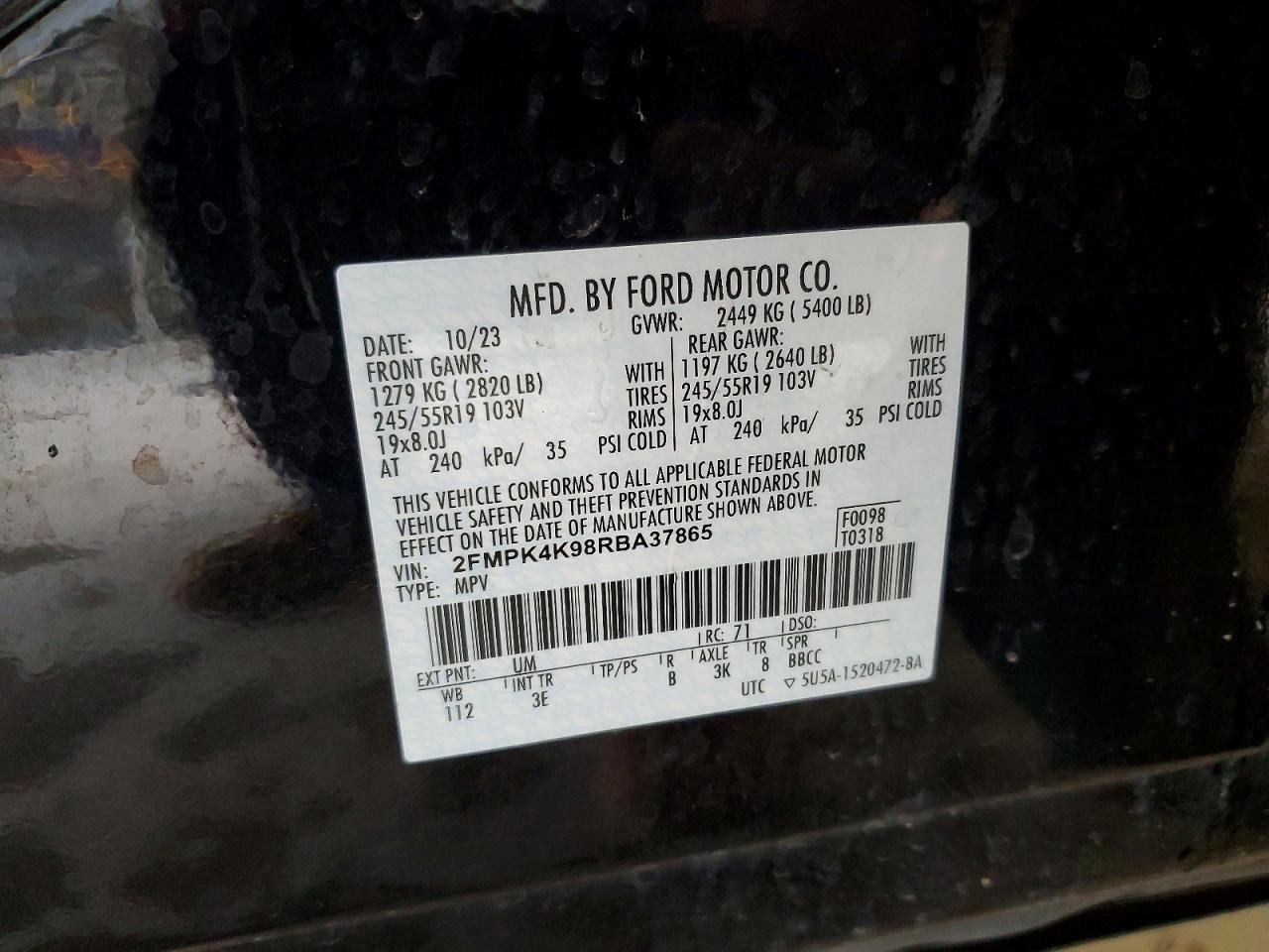 2024 FORD EDGE TITANIUM photo 13