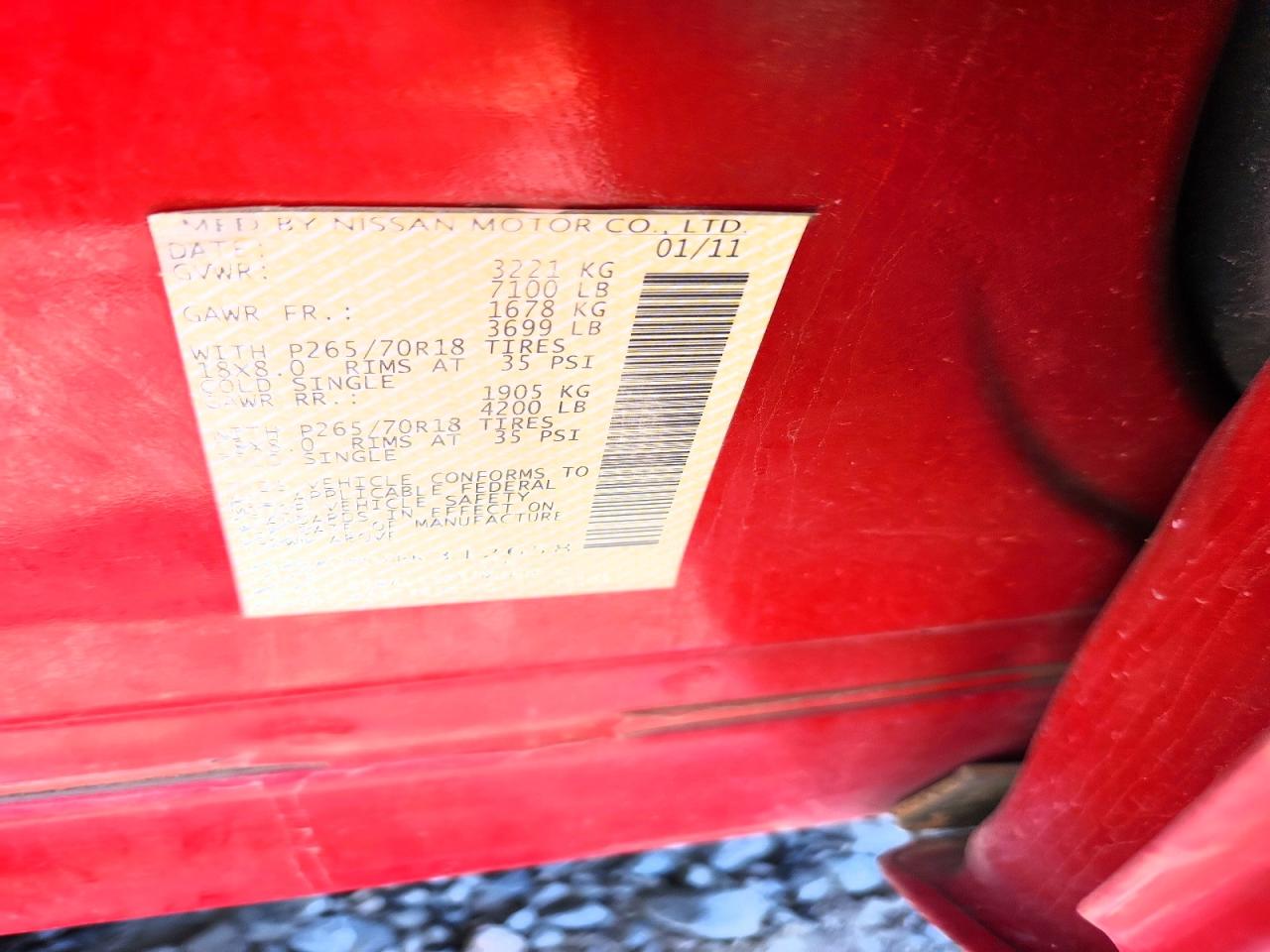 2011 NISSAN TITAN SV photo 23