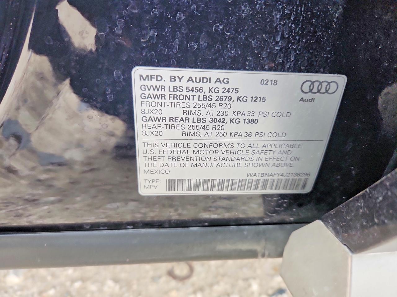 2018 AUDI Q5 PREMIUM PLUS photo 37