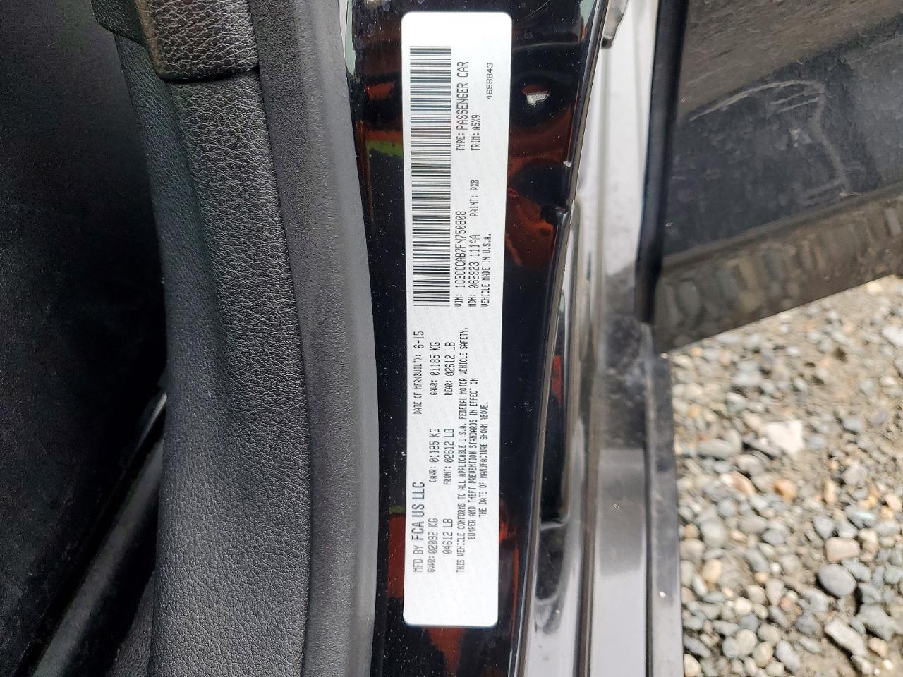 2015 CHRYSLER 200 LIMITED photo 23
