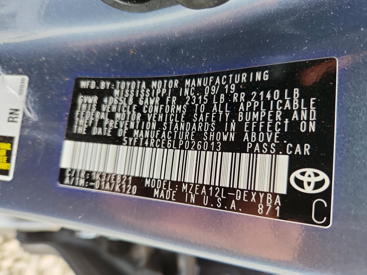 2020 TOYOTA COROLLA XSE photo 25