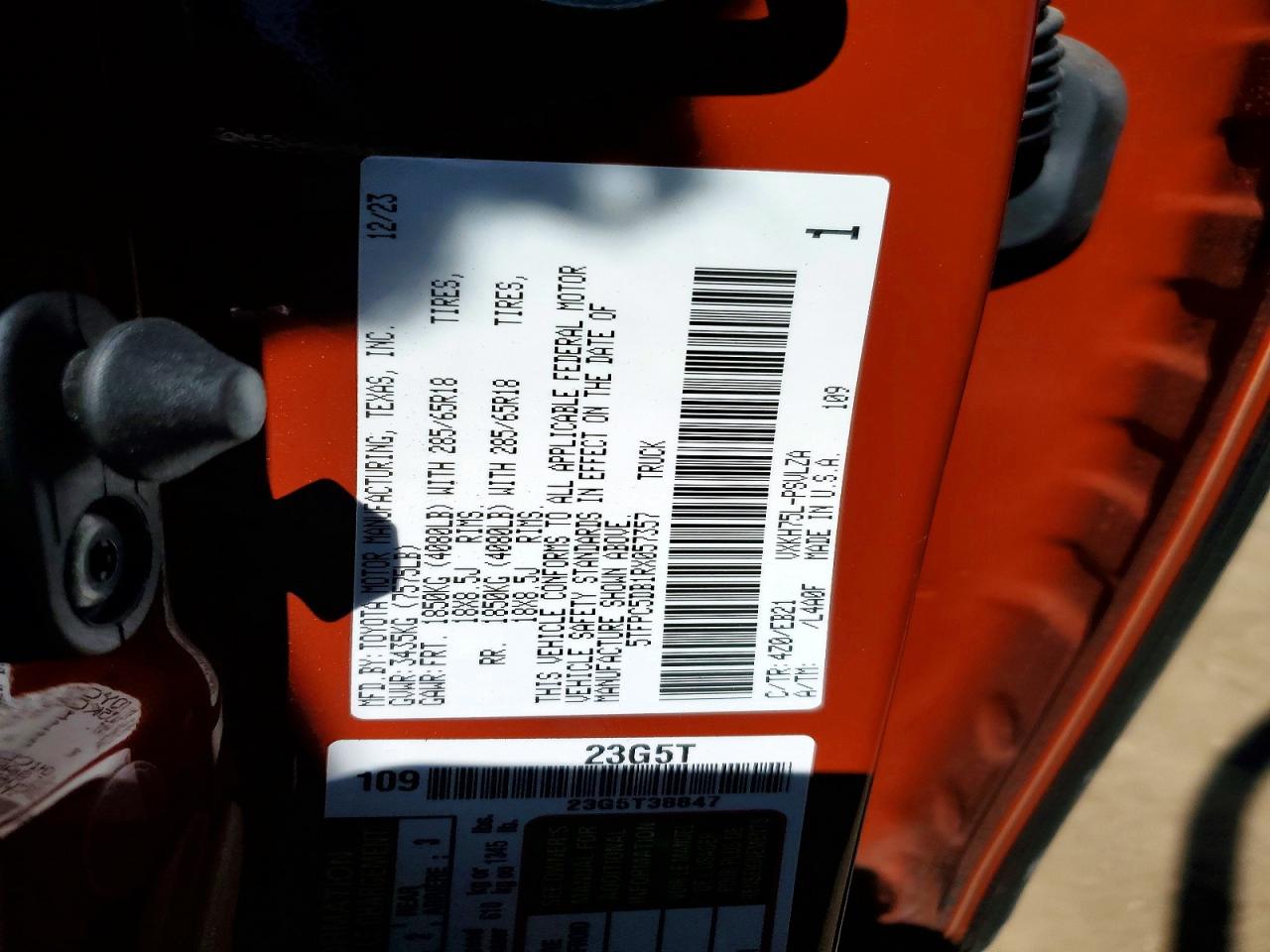 2024 TOYOTA TUNDRA TRD PRO HV photo 23