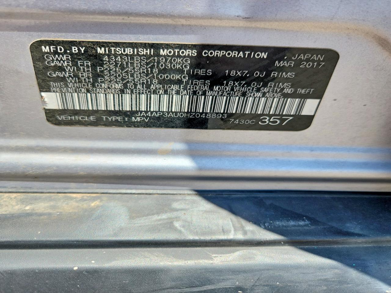 2017 MITSUBISHI OUTLANDER SPORT ES photo 25