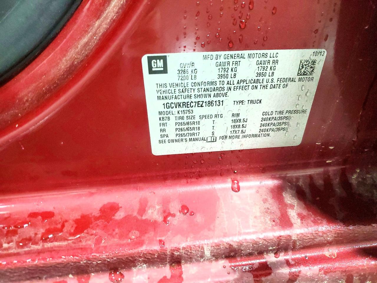 2014 CHEVROLET SILVERADO K1500 LT photo 12