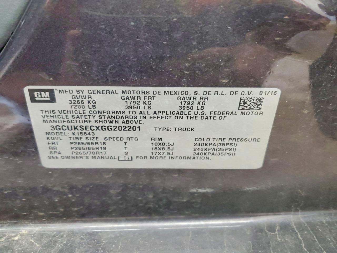 2016 CHEVROLET SILVERADO K1500 LTZ photo 23