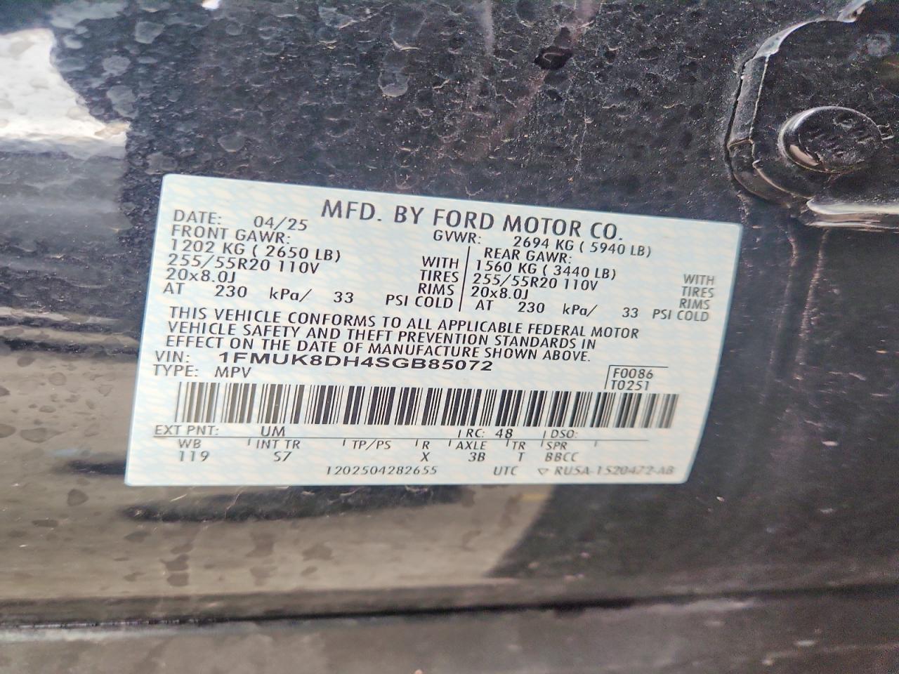 2025 FORD EXPLORER ACTIVE photo 37