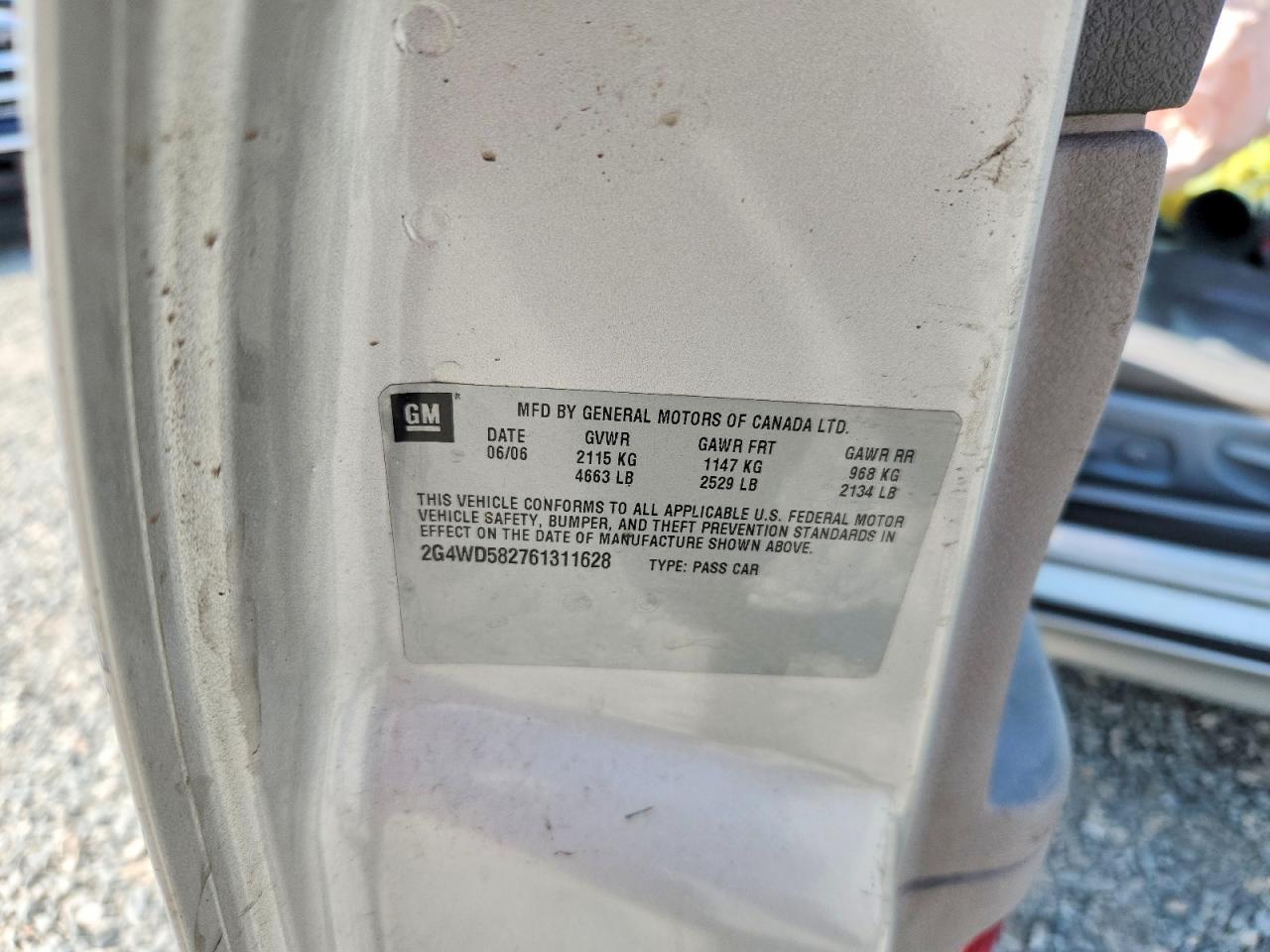 2006 BUICK LACROSSE CXL photo 34