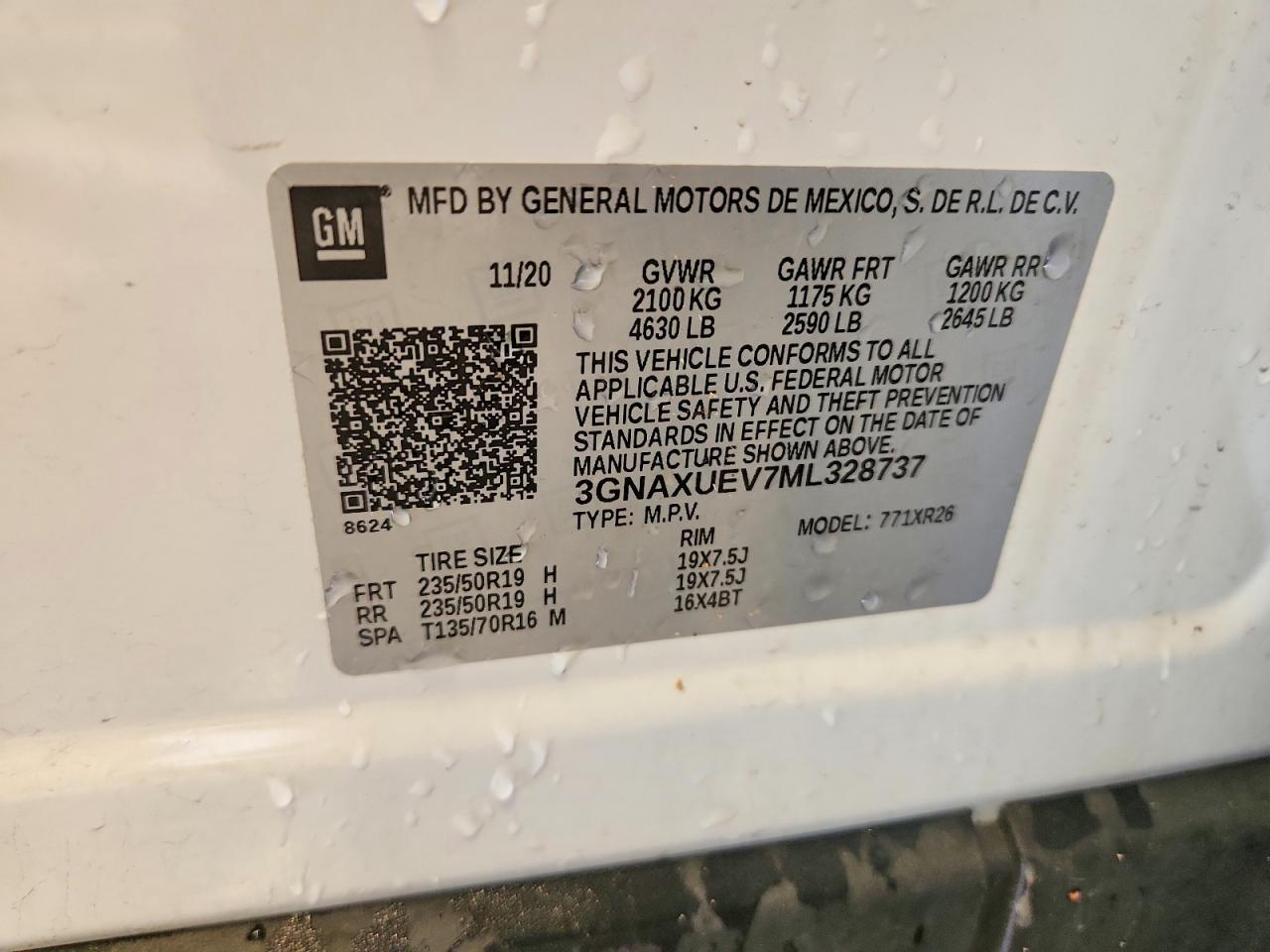 2021 CHEVROLET EQUINOX LT photo 25