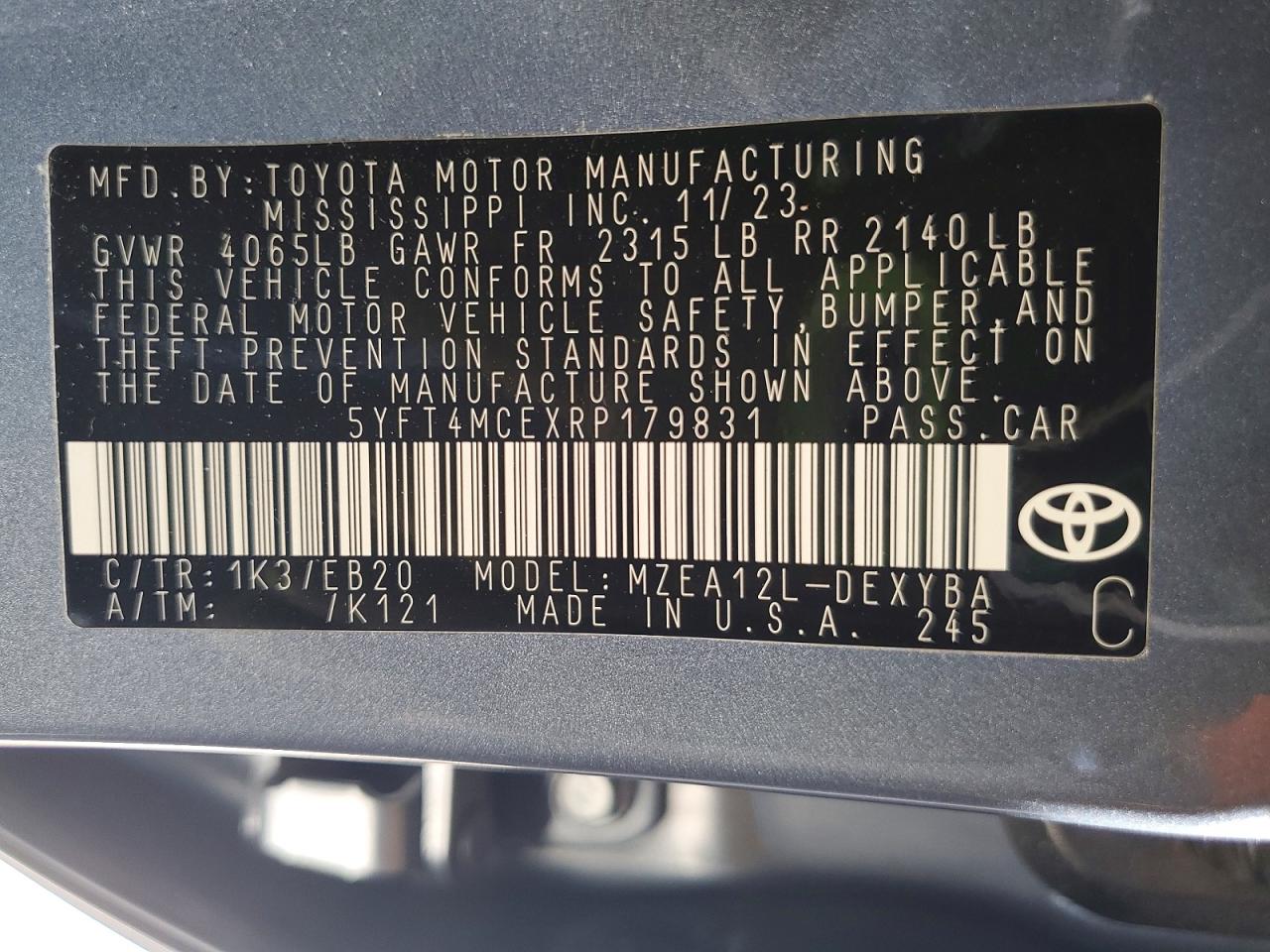 2024 TOYOTA COROLLA XSE photo 23