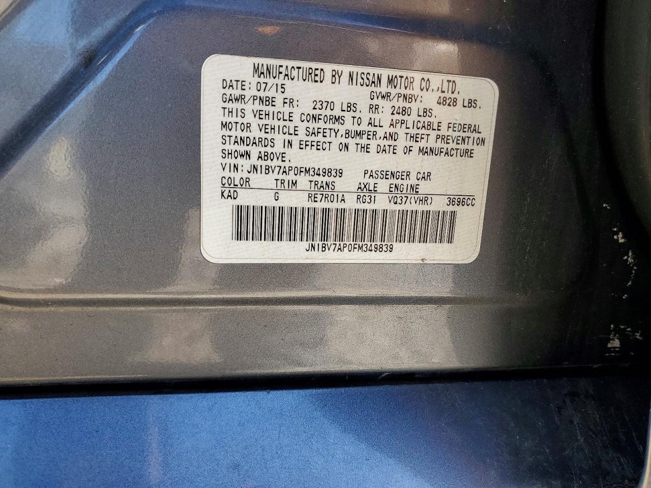 2015 INFINITI Q50 BASE photo 23