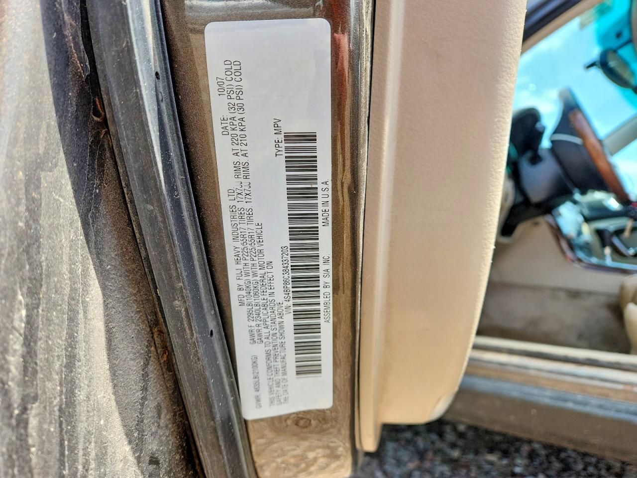 2008 SUBARU OUTBACK 3.0R LL BEAN photo 37