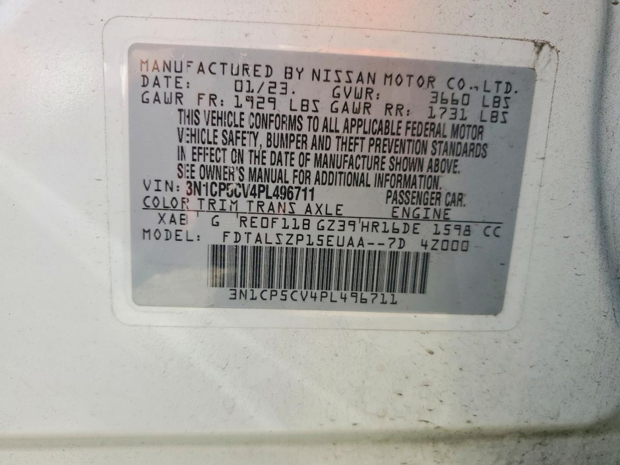 2023 NISSAN KICKS SV photo 13