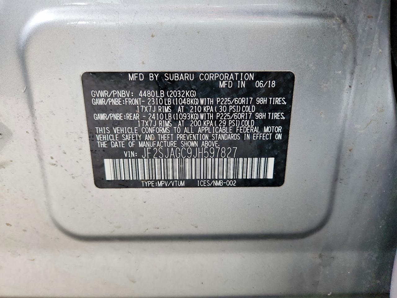 2018 SUBARU FORESTER 2.5I PREMIUM photo 25