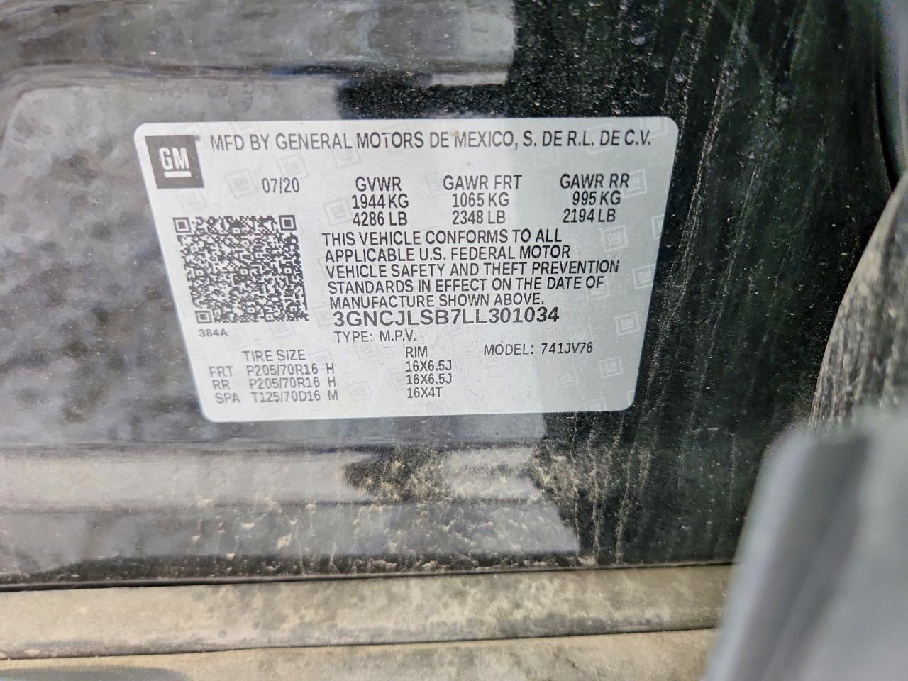 2020 CHEVROLET TRAX 1LT photo 25