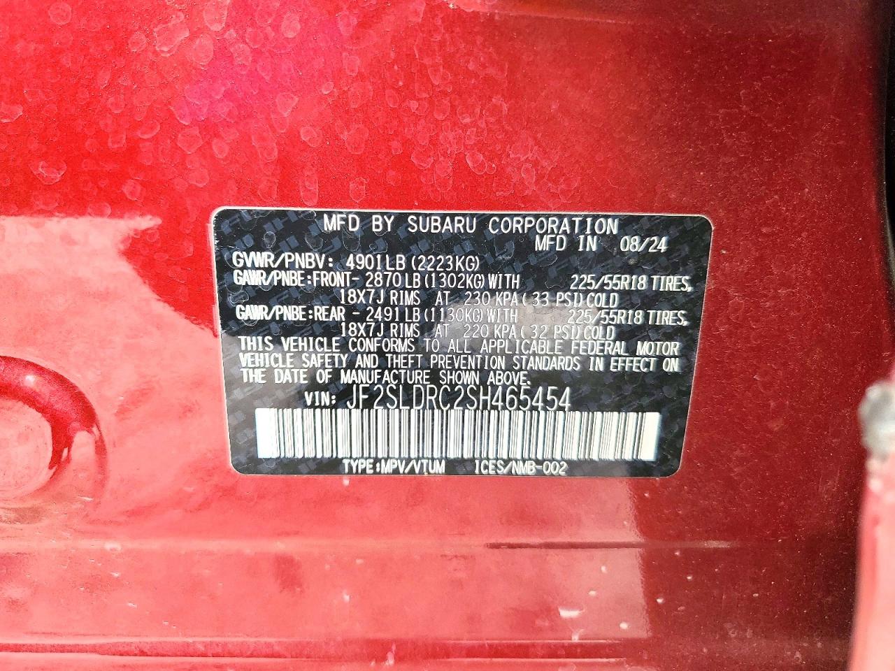 2025 SUBARU FORESTER LIMITED photo 40