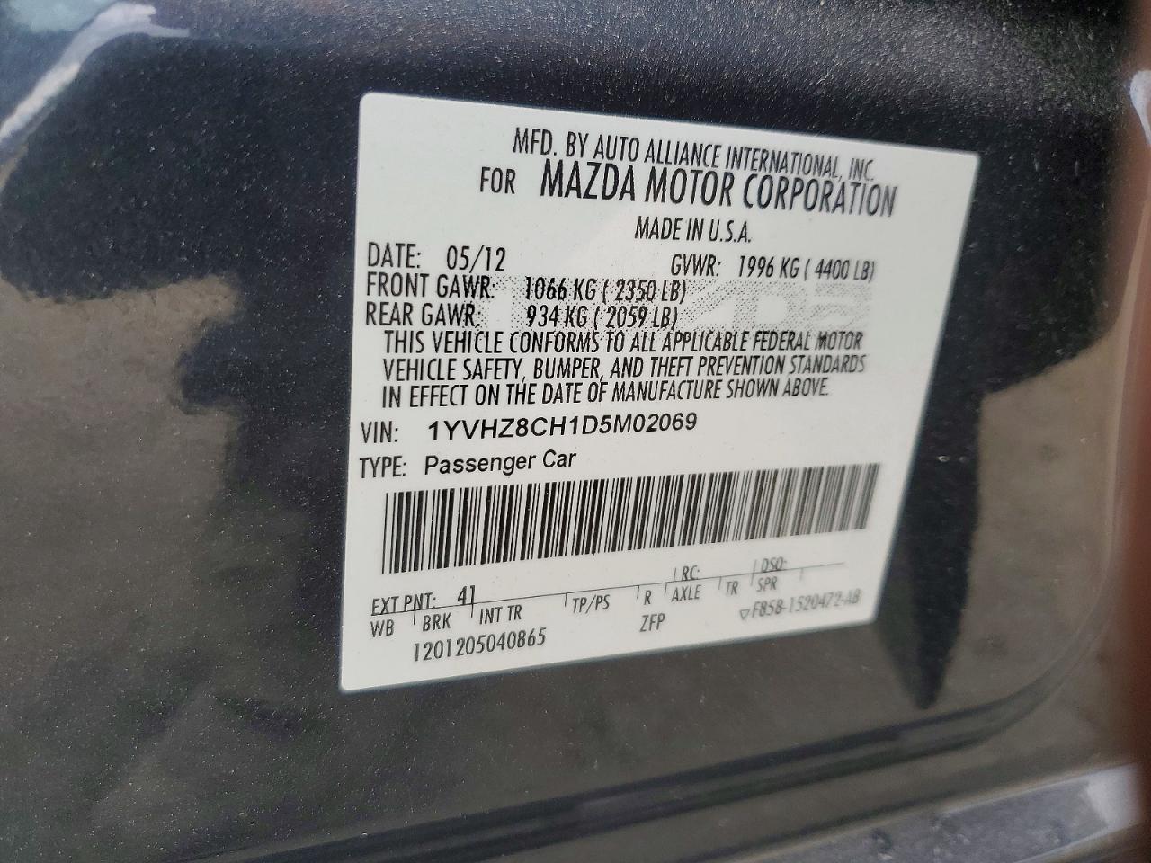 2013 MAZDA 6 GRAND TOURING photo 37