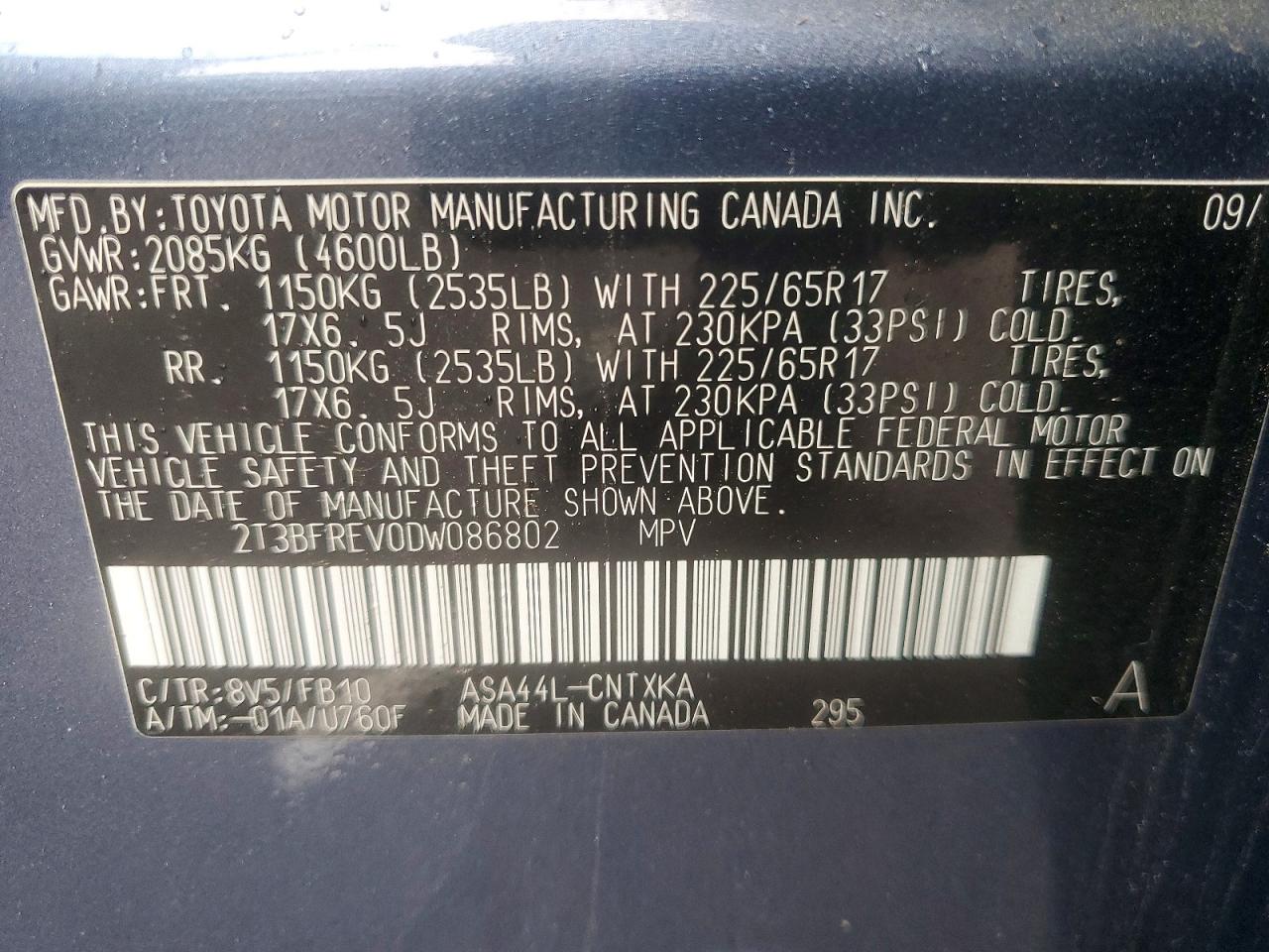 2013 TOYOTA RAV4 photo 25