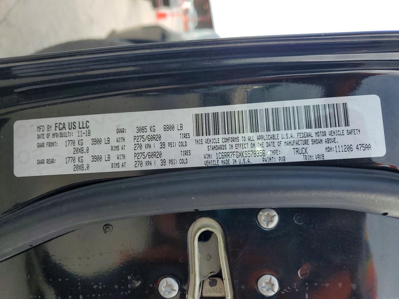 2019 RAM 1500 CLASSIC TRADESMAN photo 12