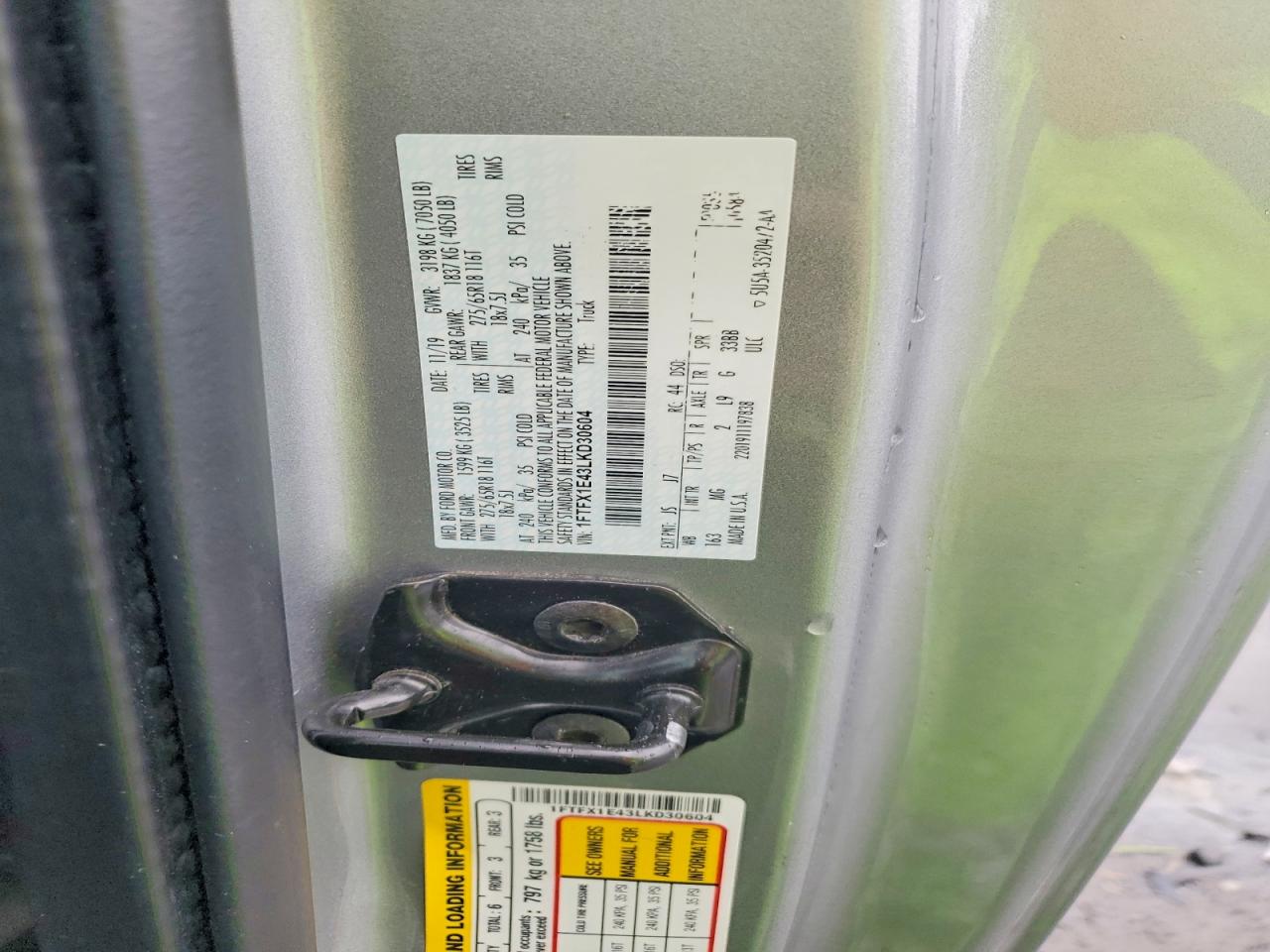 2020 FORD F150 SUPER CAB photo 34