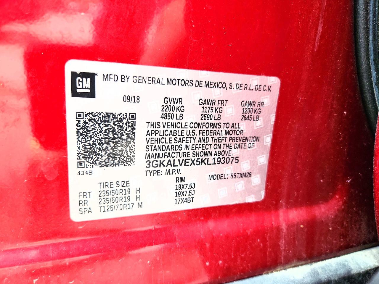 2019 GMC TERRAIN SLT photo 37