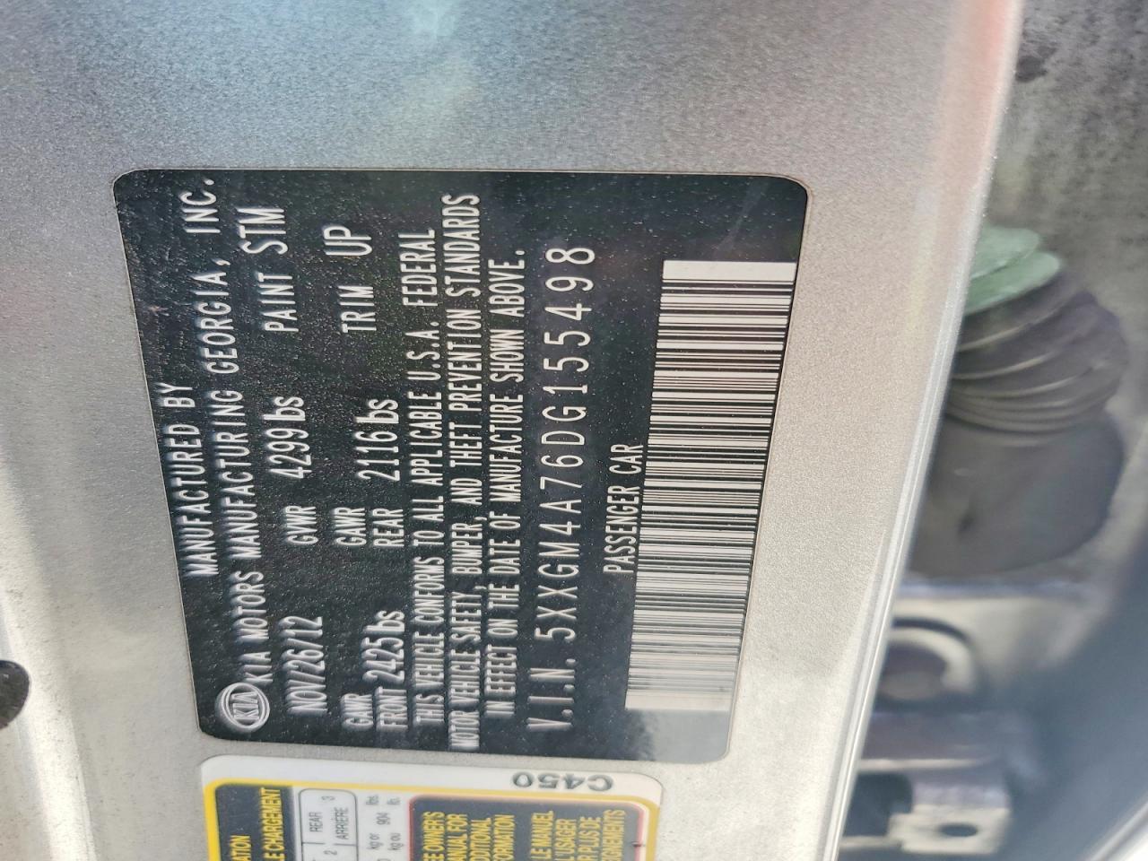 2013 KIA OPTIMA LX photo 34