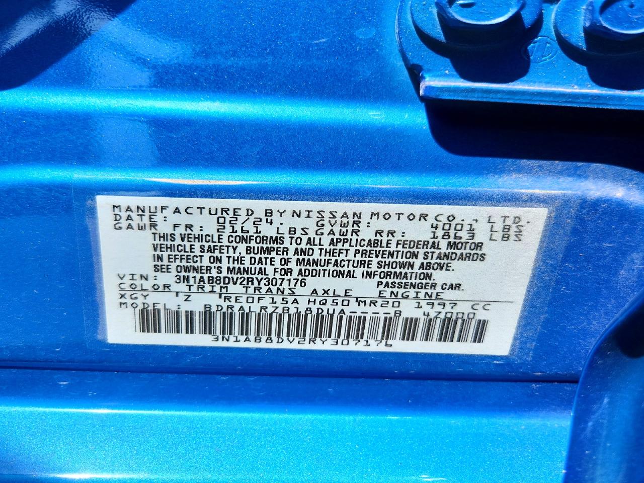 2024 NISSAN SENTRA SR photo 23