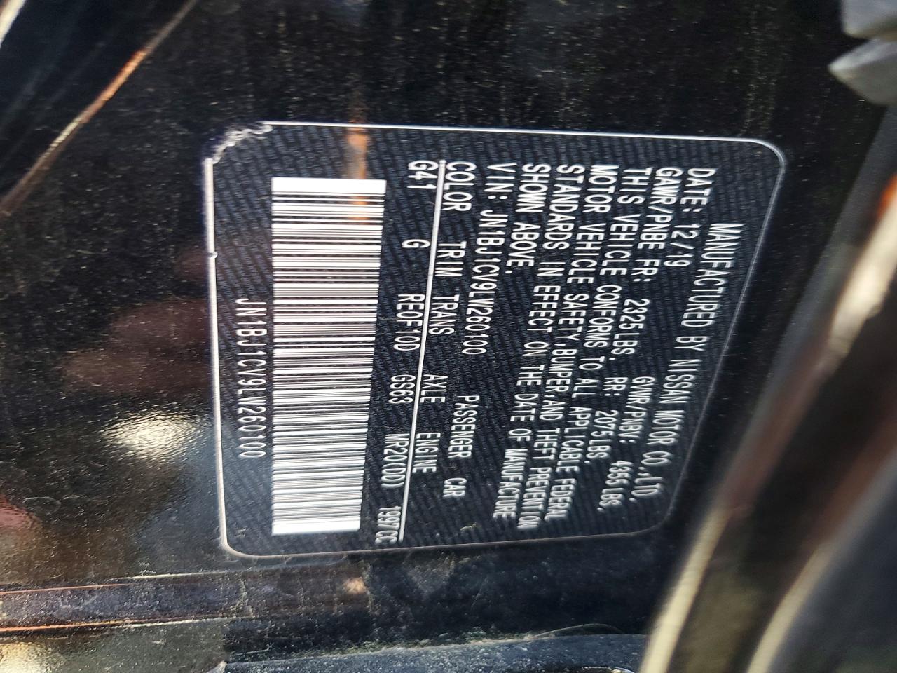 2020 NISSAN ROGUE SPORT S photo 25
