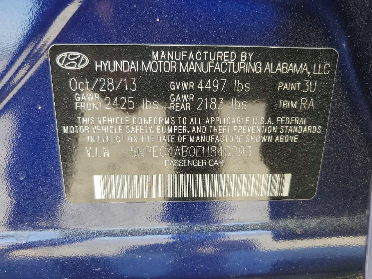 2014 HYUNDAI SONATA SE 2.0T photo 23