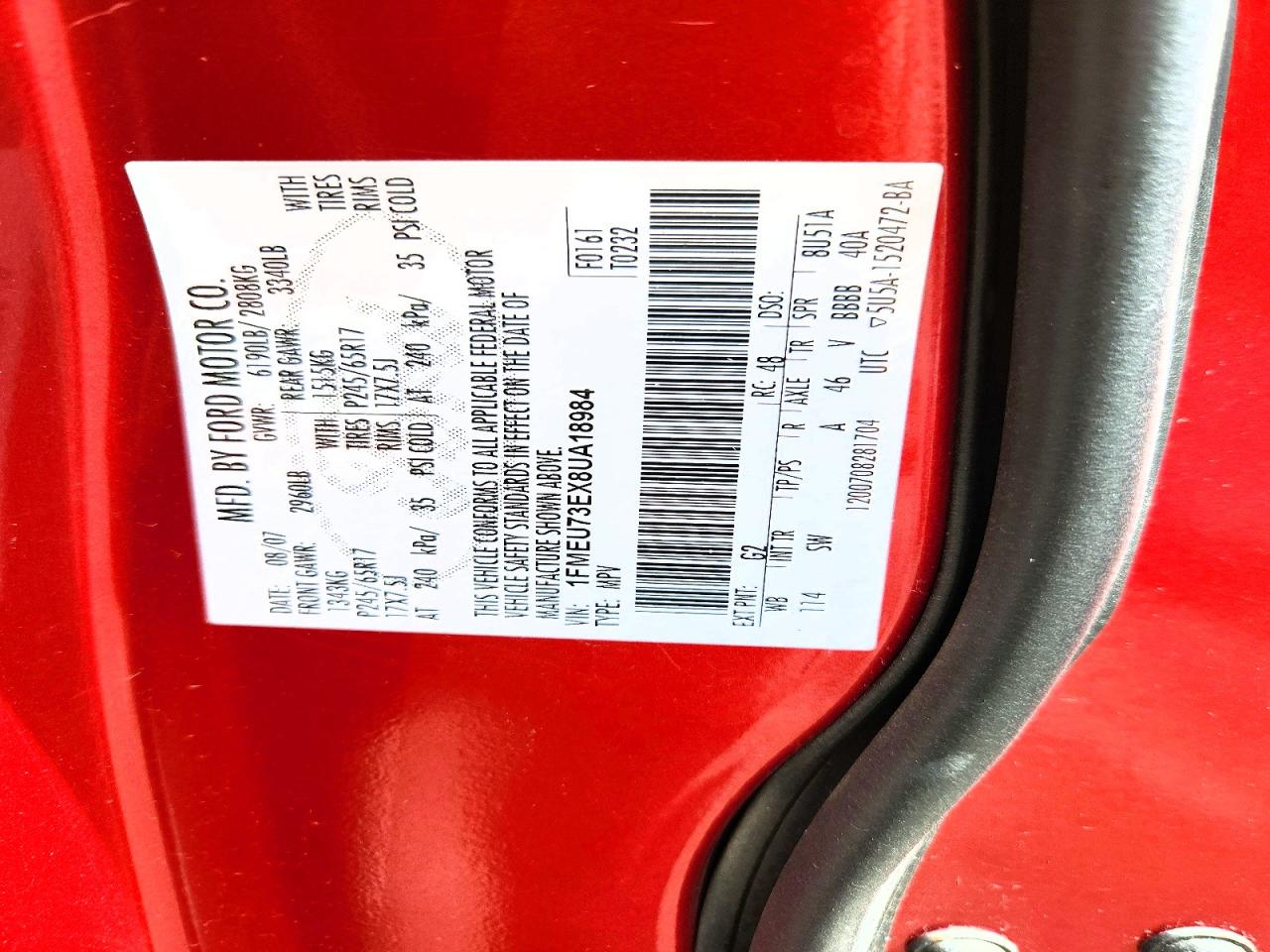 2008 FORD EXPLORER XLT photo 25