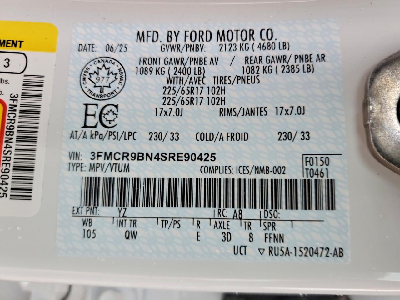 2025 FORD BRONCO SPORT BIG BEND photo 25