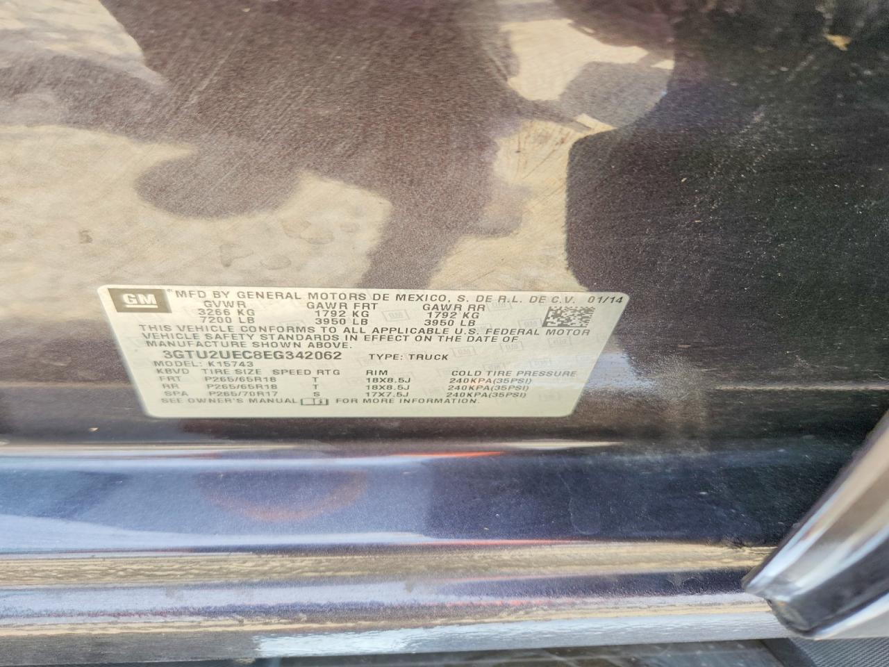 2014 GMC SIERRA K1500 SLE photo 12