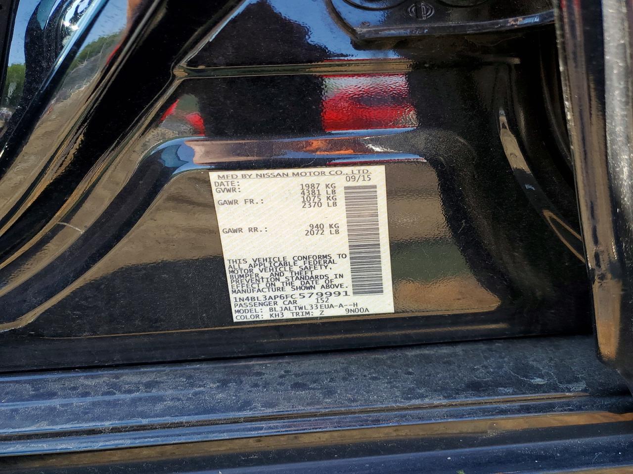 2015 NISSAN ALTIMA 3.5 SL photo 34