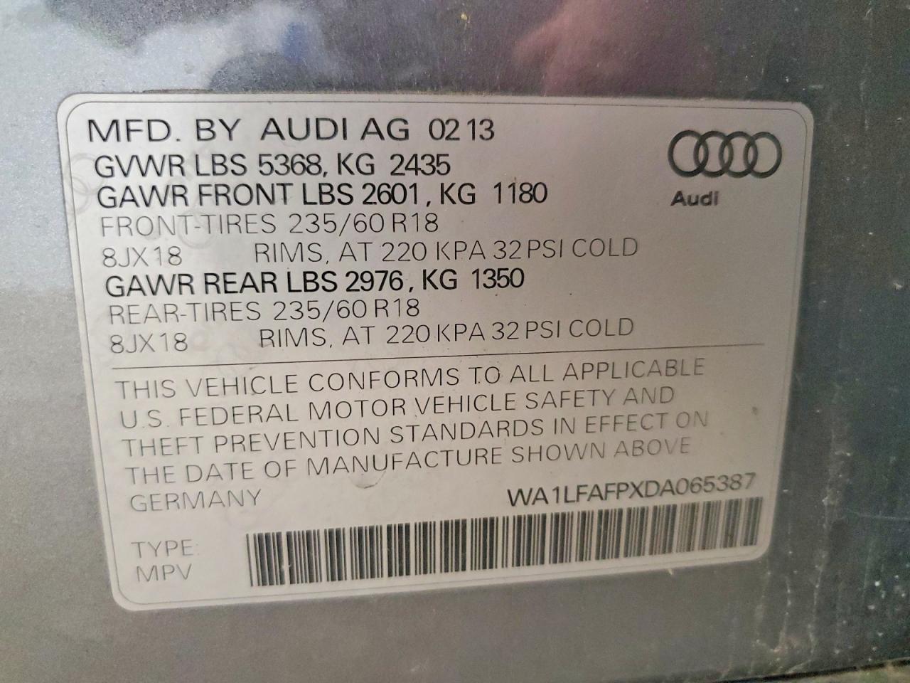 2013 AUDI Q5 PREMIUM PLUS photo 25