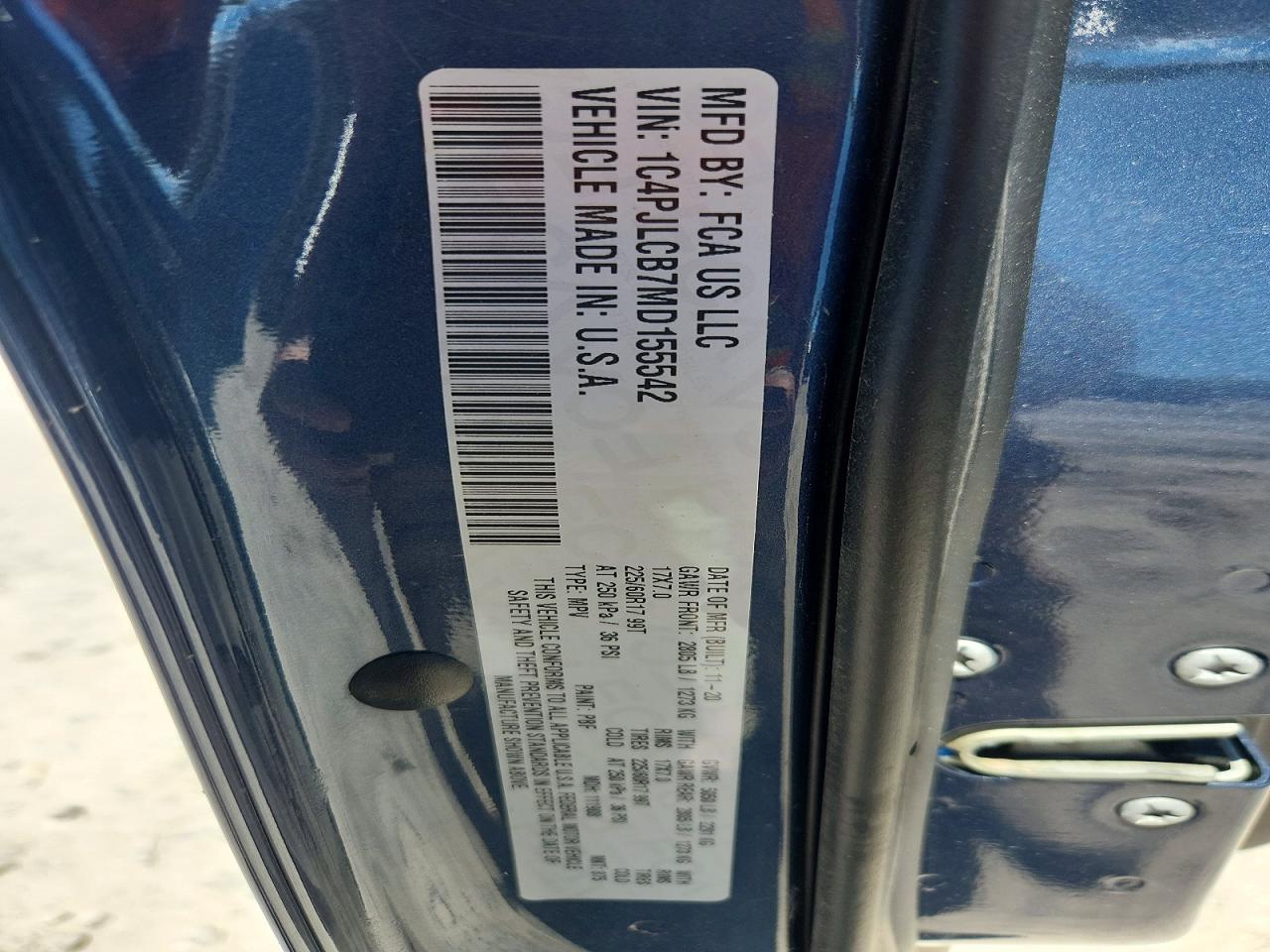 2021 JEEP CHEROKEE LATITUDE photo 13