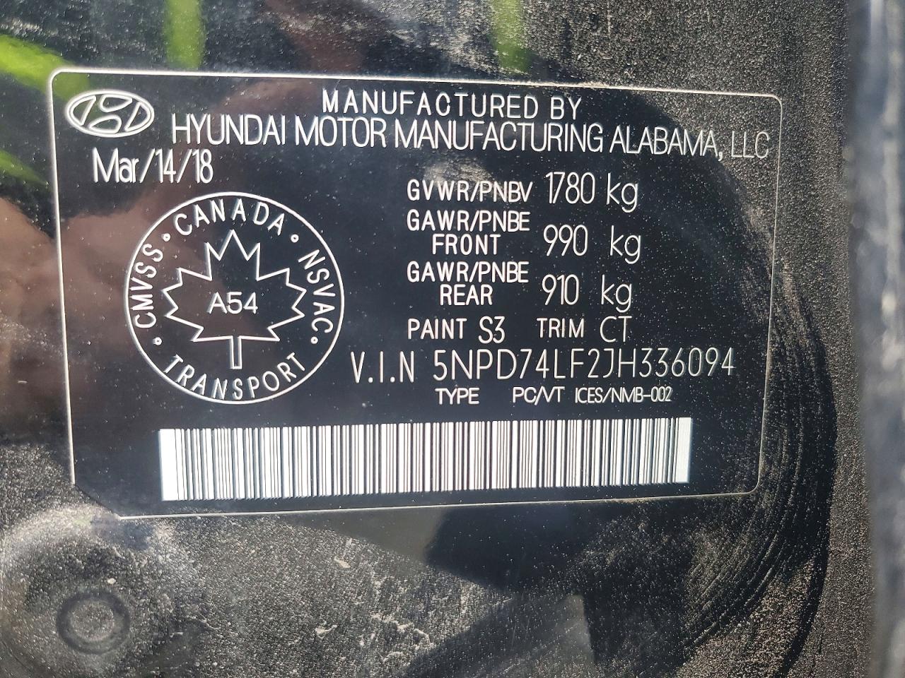 2018 HYUNDAI ELANTRA SE photo 37