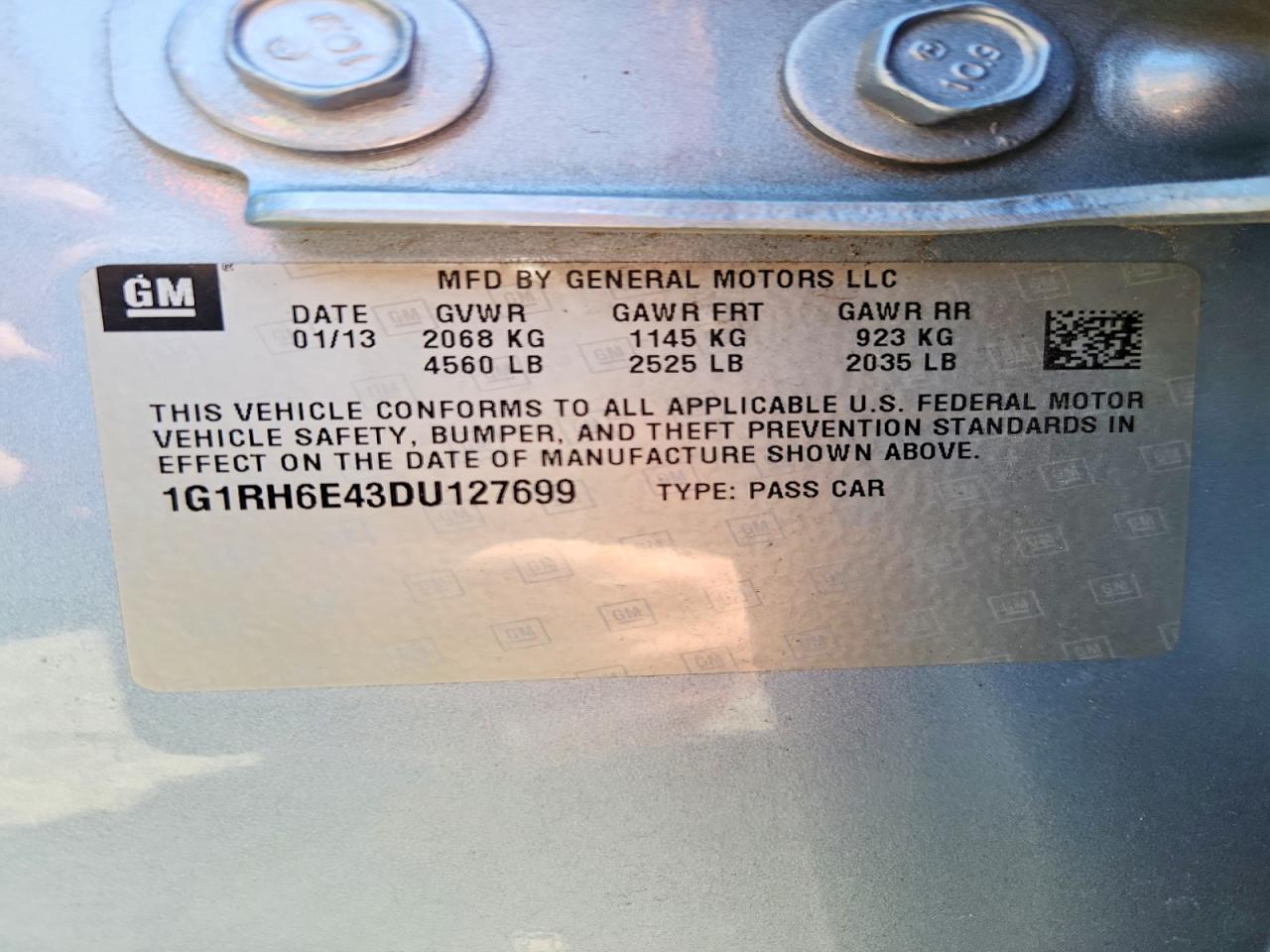2013 CHEVROLET VOLT photo 23
