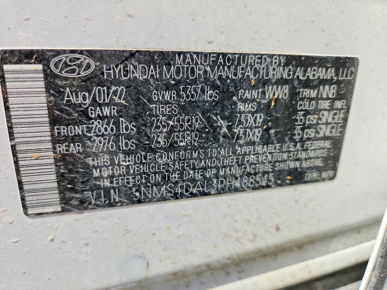 2023 HYUNDAI SANTA FE LIMITED photo 37