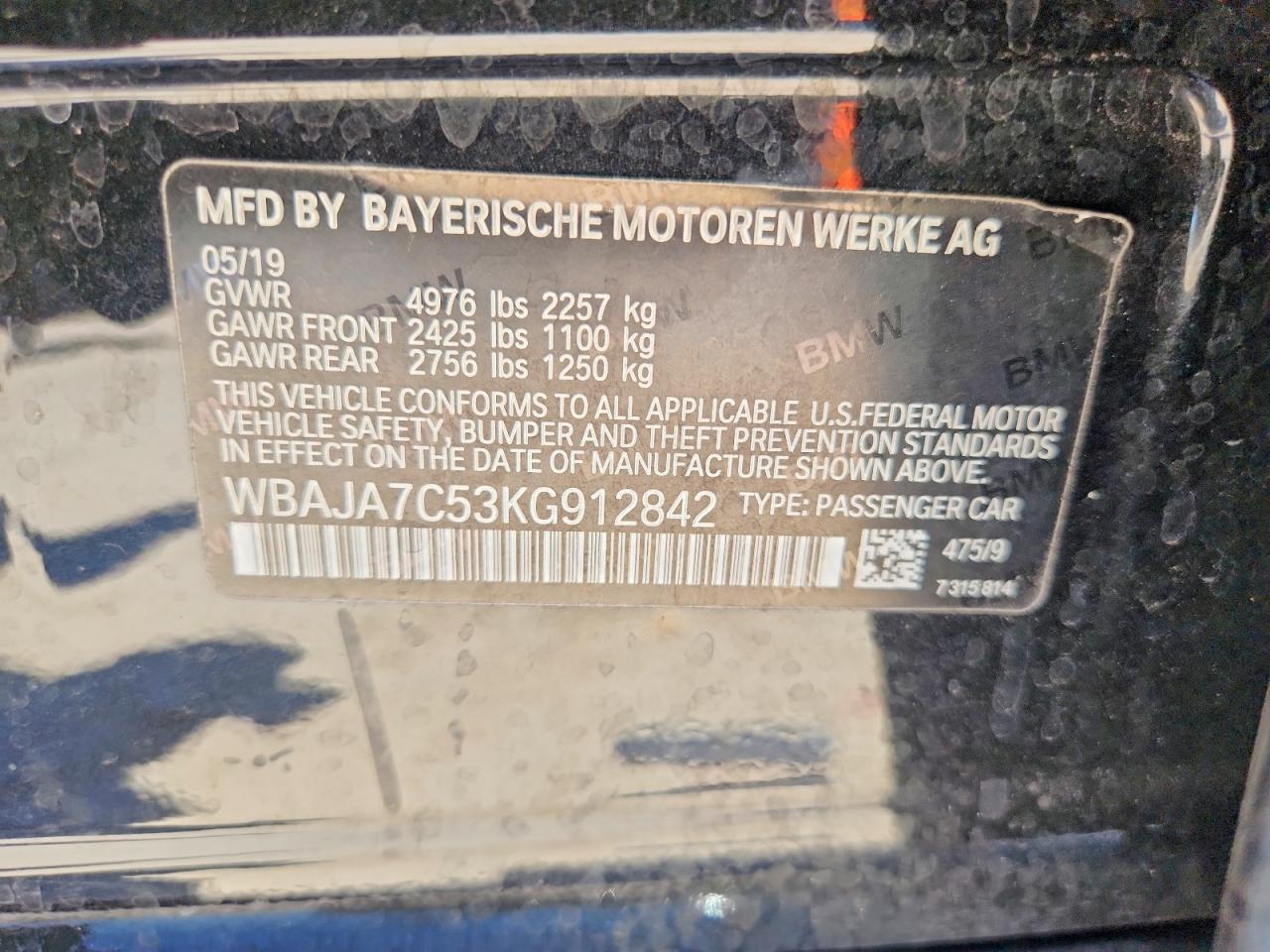 2019 BMW 530 XI photo 23
