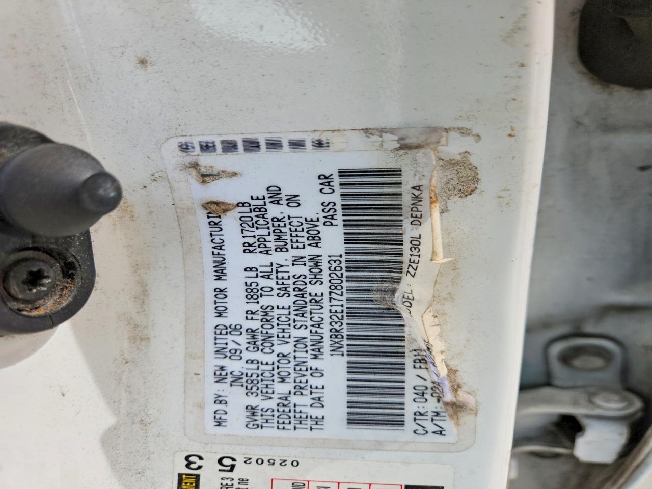 2007 TOYOTA COROLLA LE photo 13