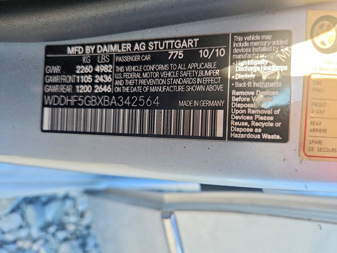 2011 MERCEDES-BENZ E 350 photo 34
