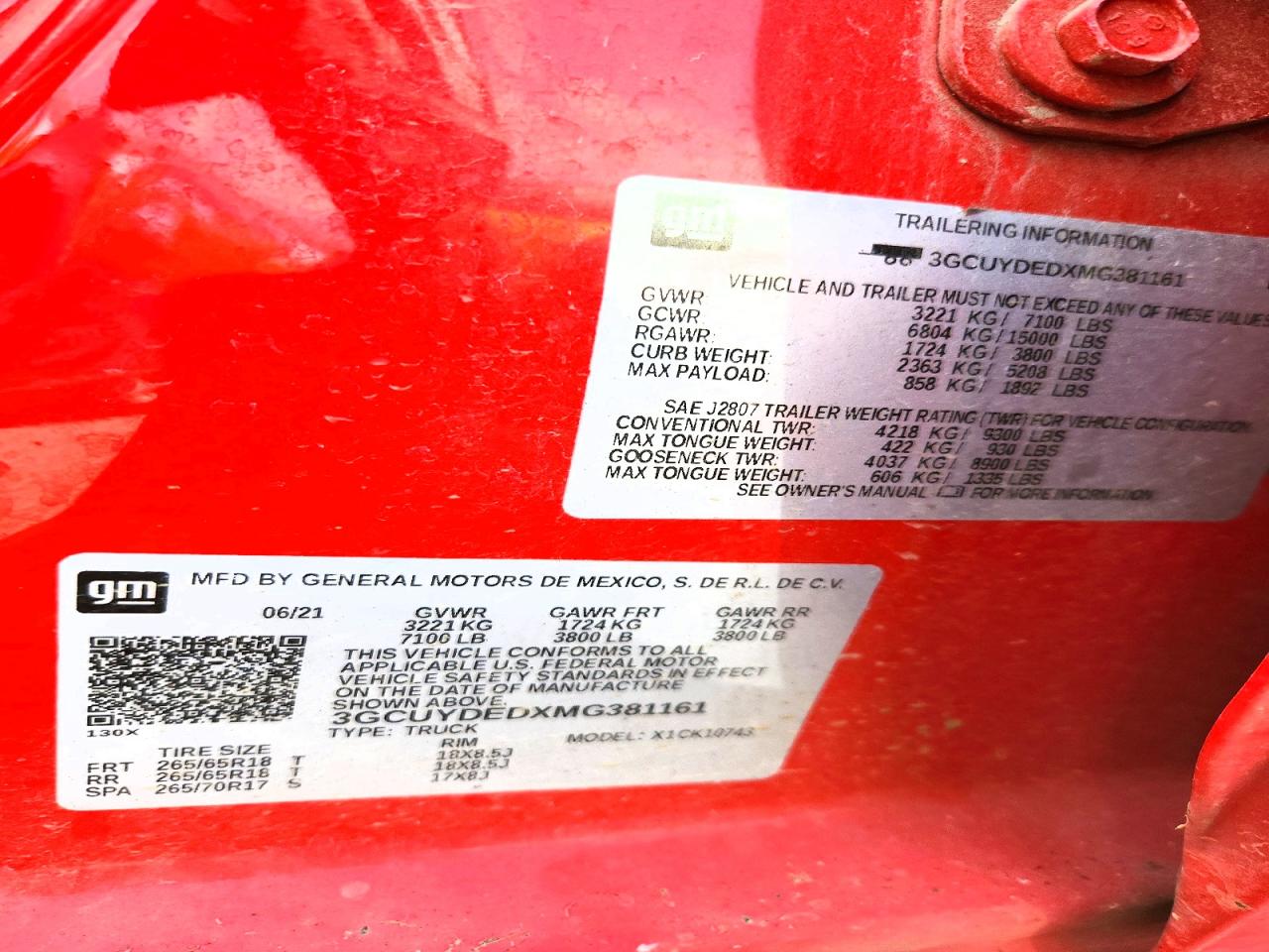 2021 CHEVROLET SILVERADO K1500 LT photo 23