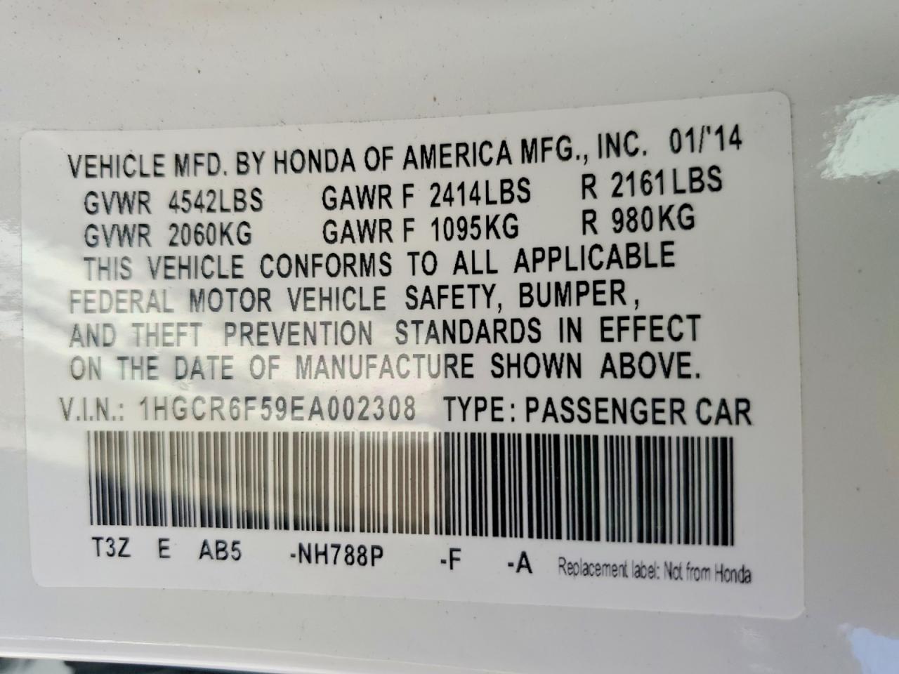 2014 HONDA ACCORD HYBRID EXL photo 23