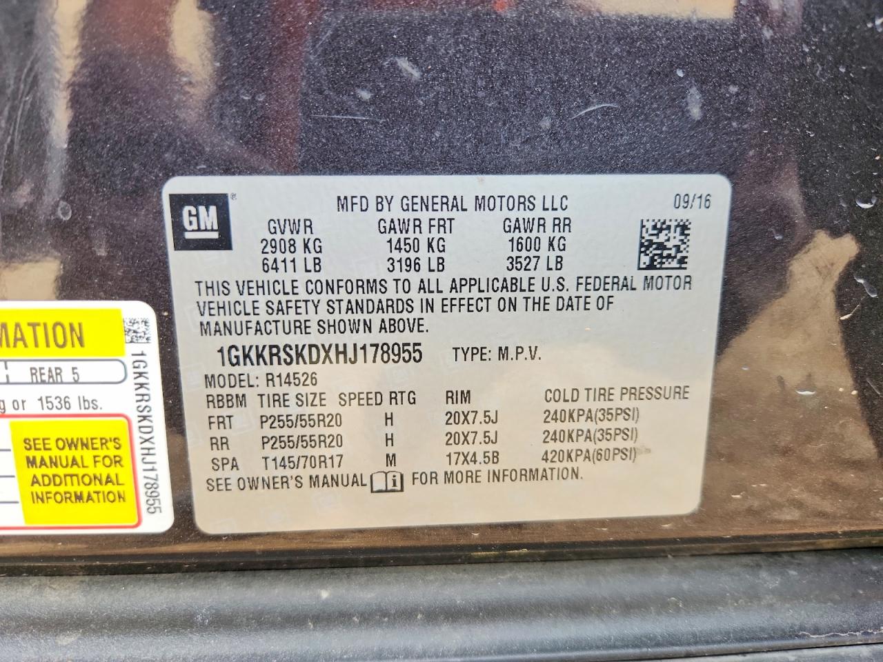 2017 GMC ACADIA LIMITED SLT-2 photo 27