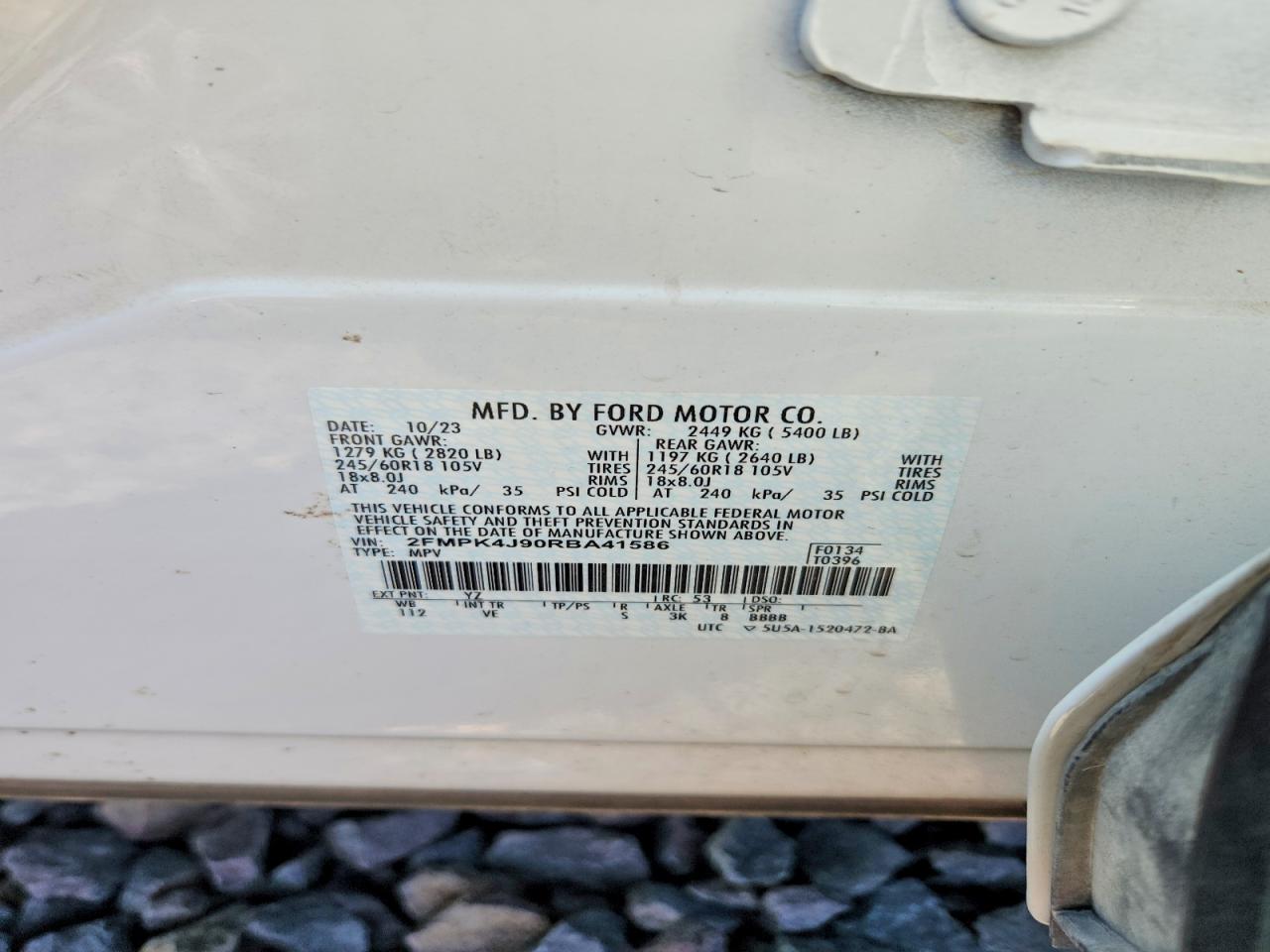 2024 FORD EDGE SEL photo 25