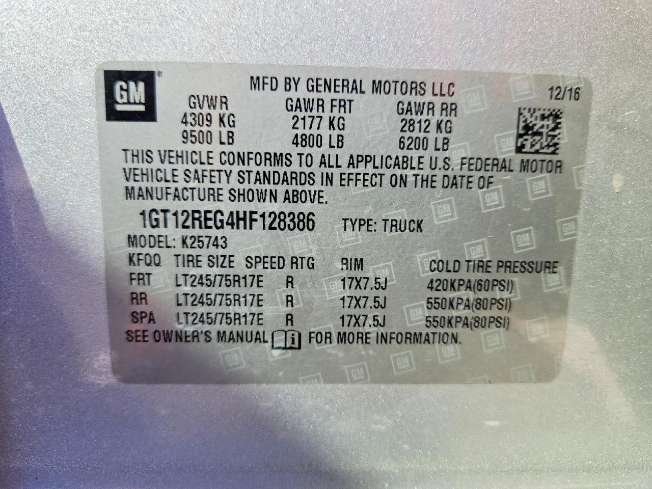 2017 GMC SIERRA K2500 HEAVY DUTY photo 37