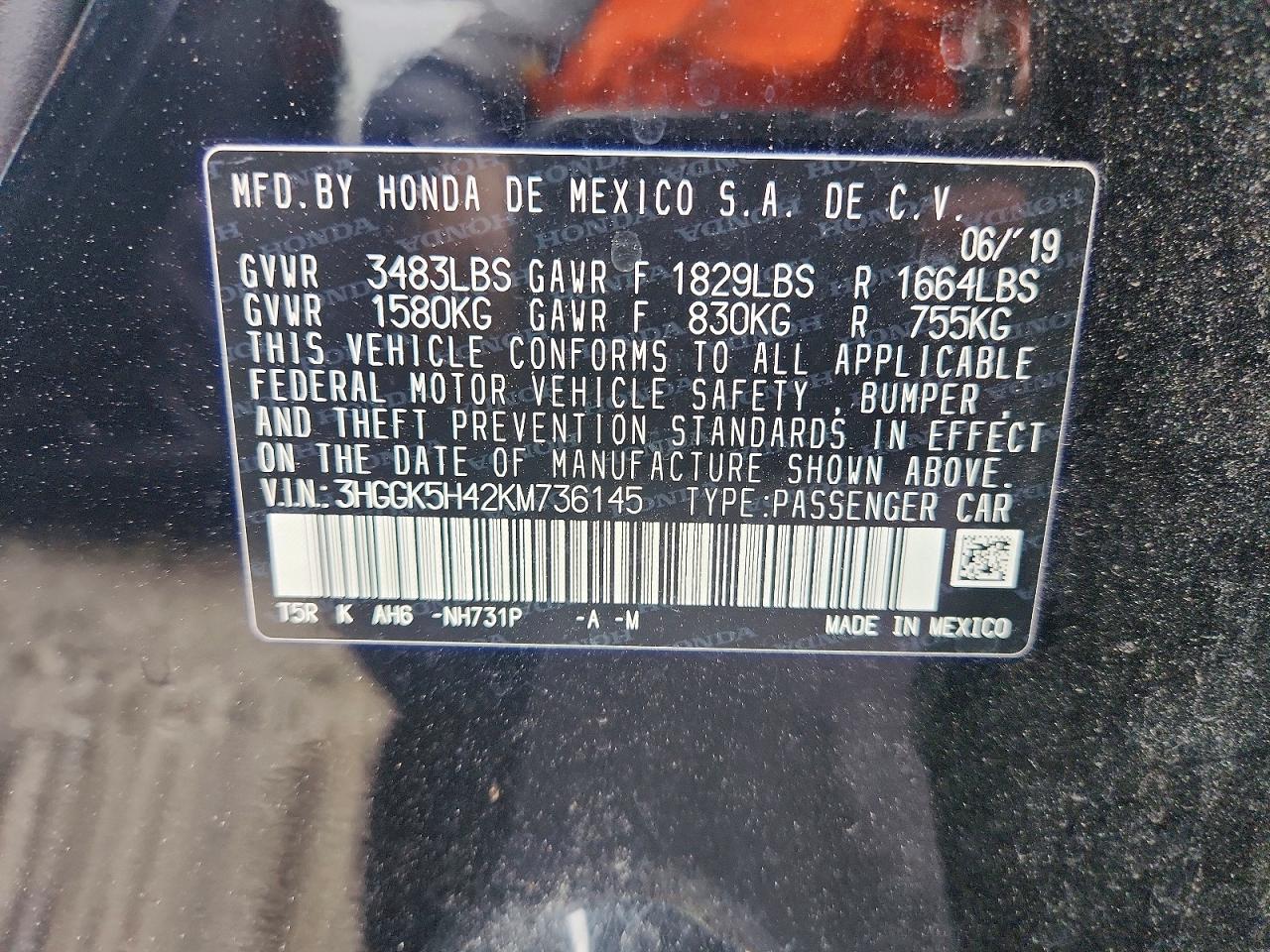 2019 HONDA FIT LX photo 25